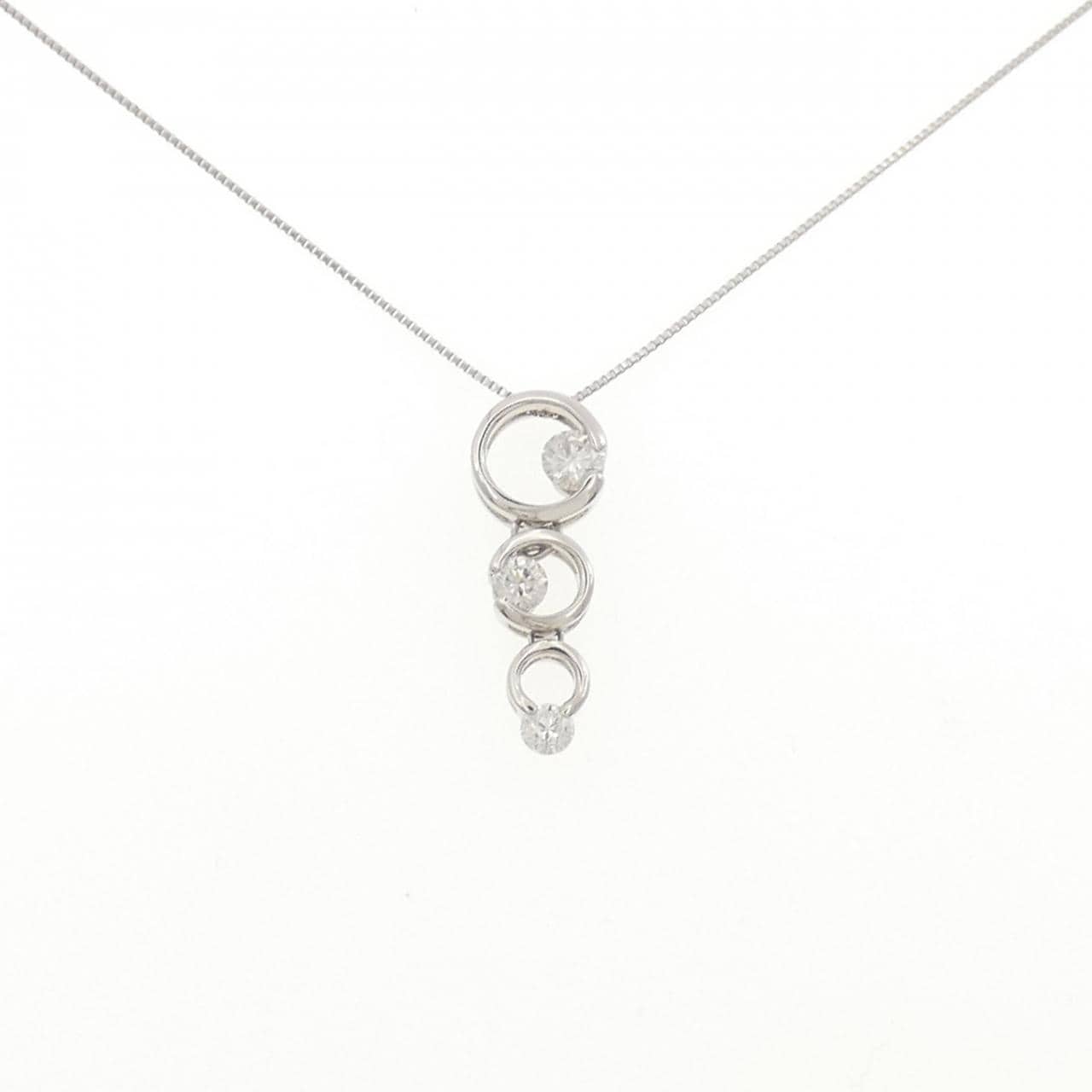 PT900/PT850 ダイヤモンド ネックレス 0.70CT