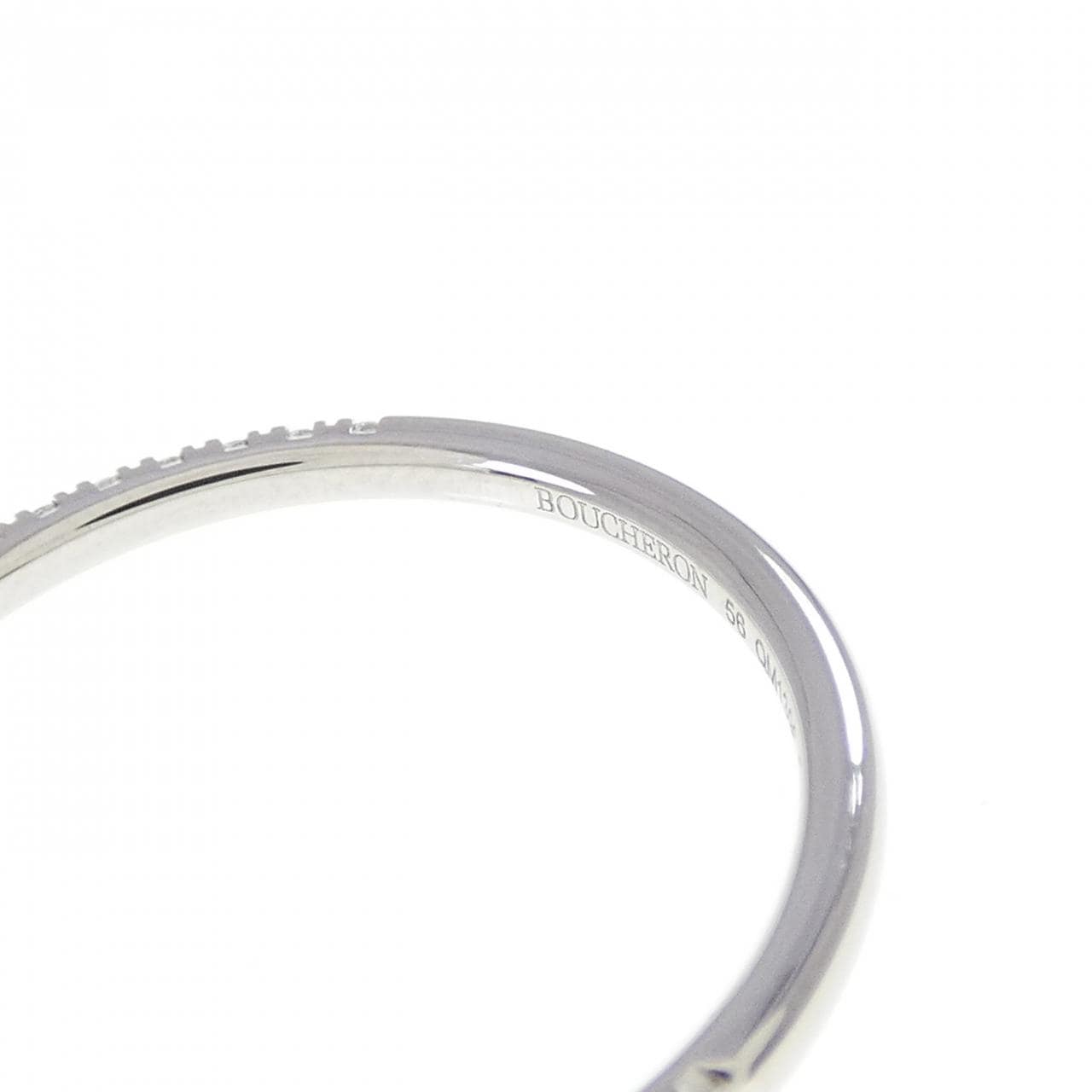 ブシュロン ミニビーラブド リング 0.30CT D IF 3EXT