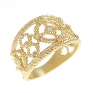 K18YG ダイヤモンド リング 0.05CT