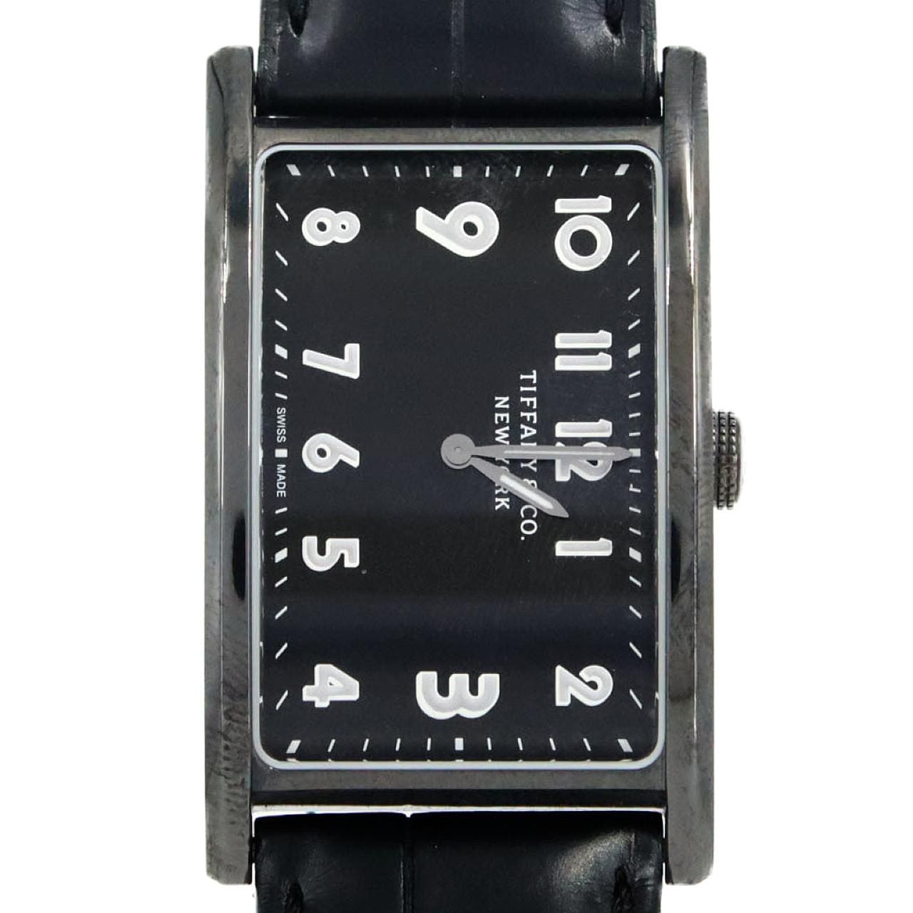 ティファニー イーストウエストブラックセンス 3744129 SS クォーツ