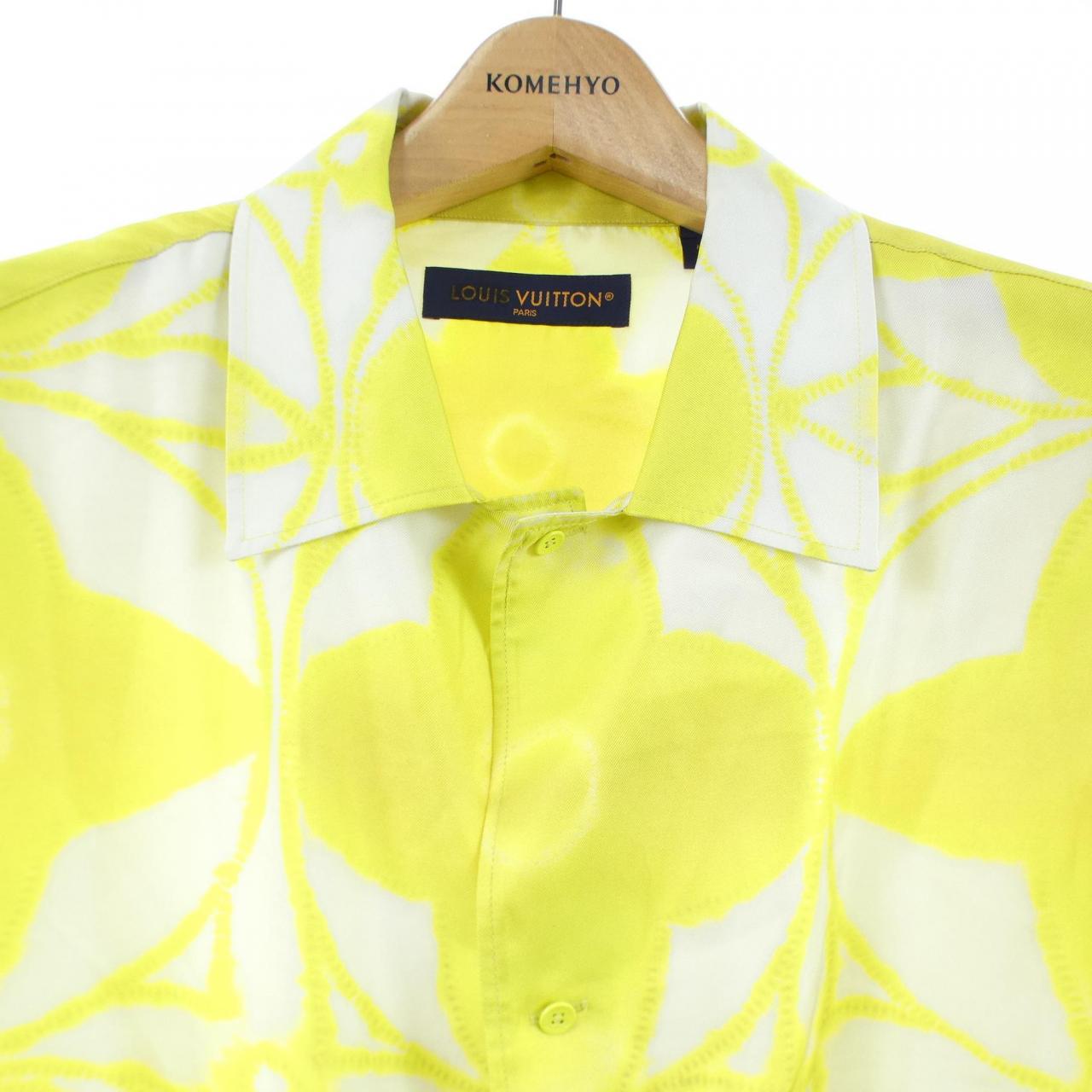 ルイヴィトン LOUIS VUITTON モノグラムシボリショートスリーブシャツ HOS64WX45 S／Sシャツ