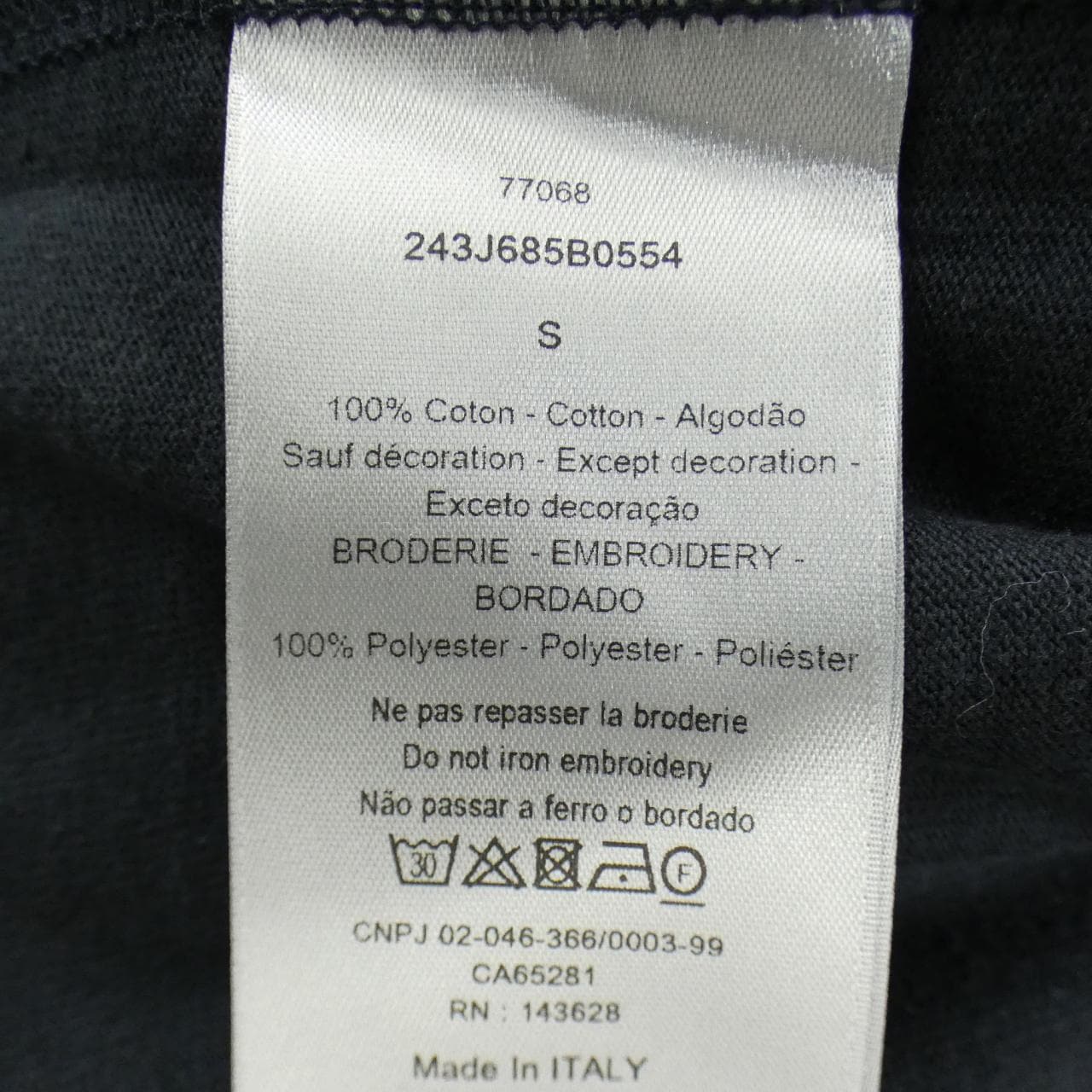 ディオール DIOR 243J685B0554 Tシャツ