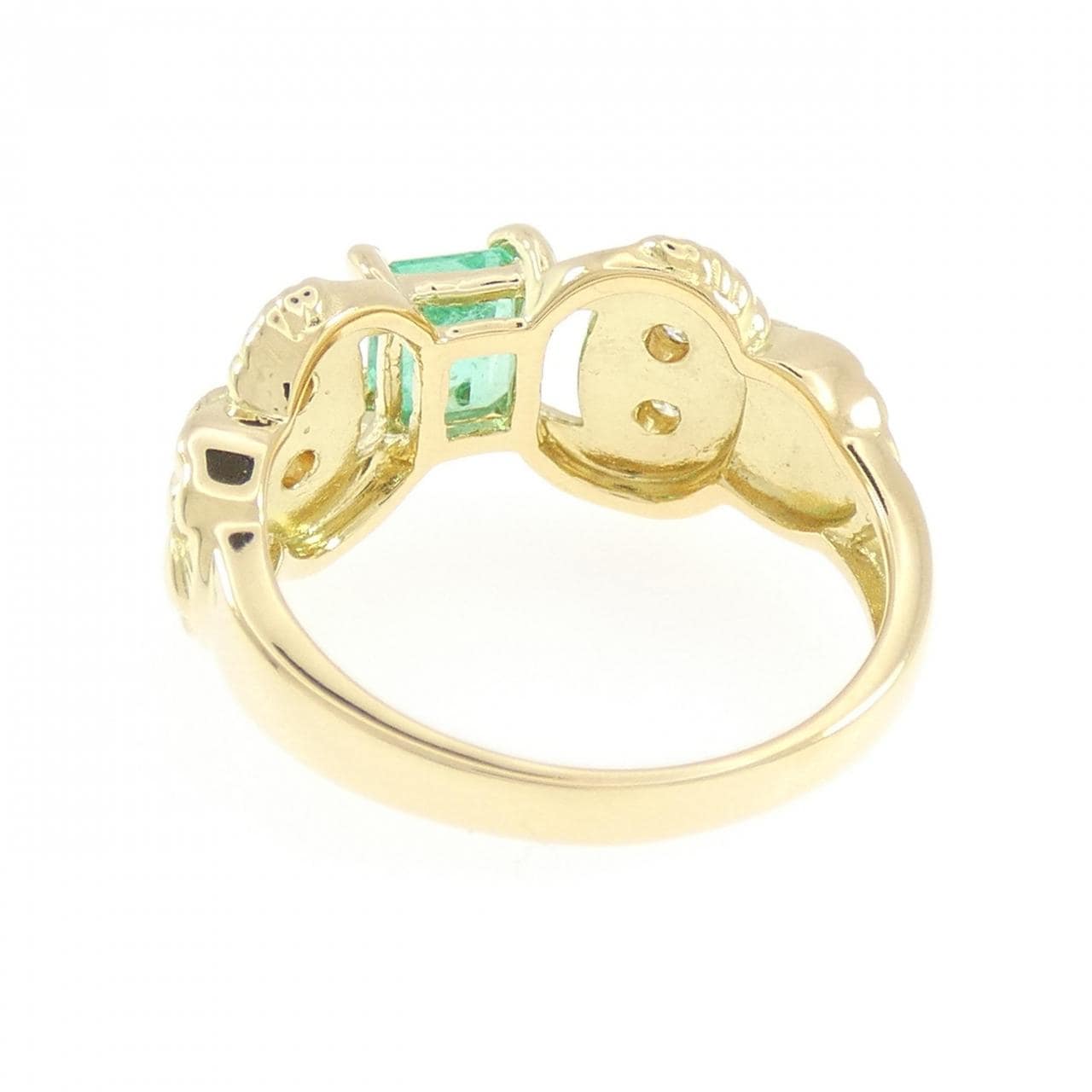 ジーエスティービー エメラルド リング 0.70CT