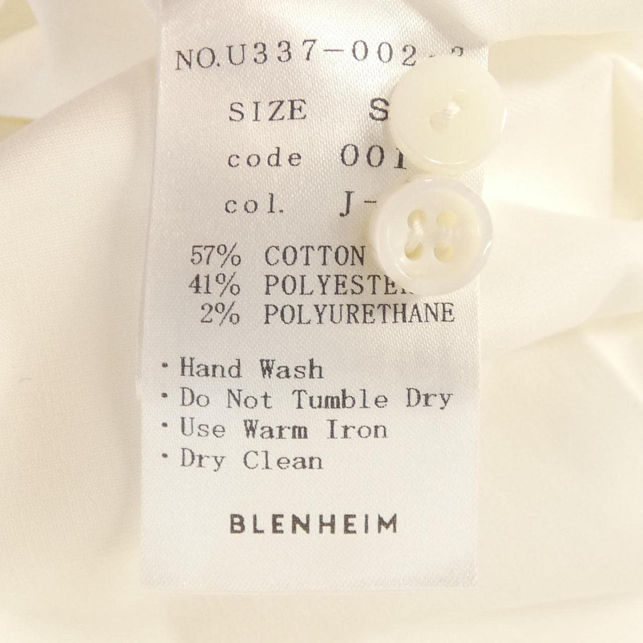 ブレンヘイム BLENHEIM U337-002･3 トップス