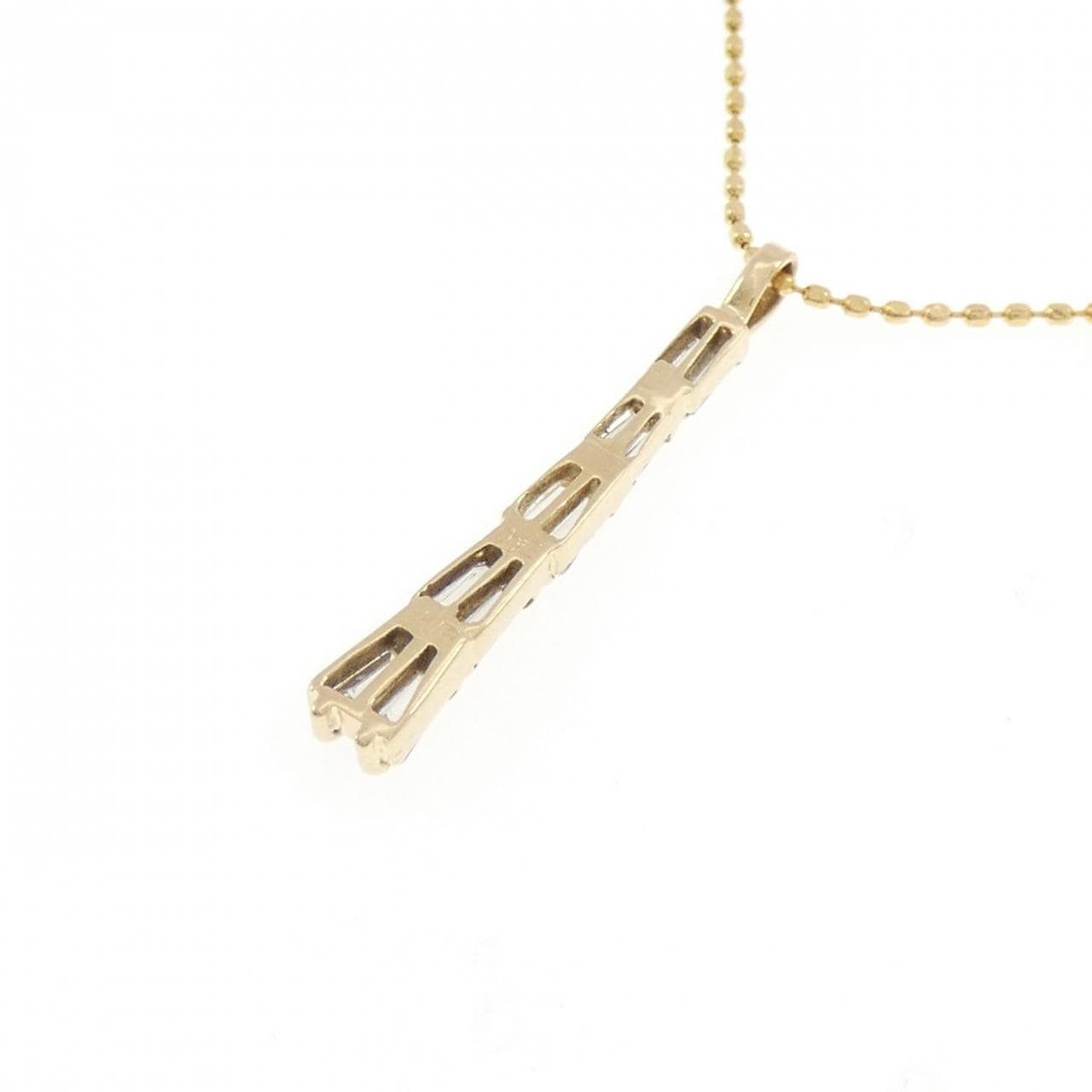 K18YG ダイヤモンド ネックレス 0.32CT