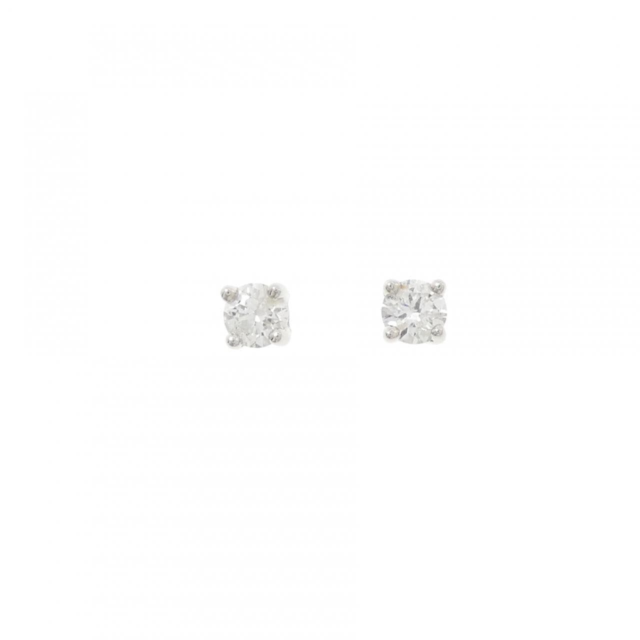 PT900 ダイヤモンド ピアス 0.35CT