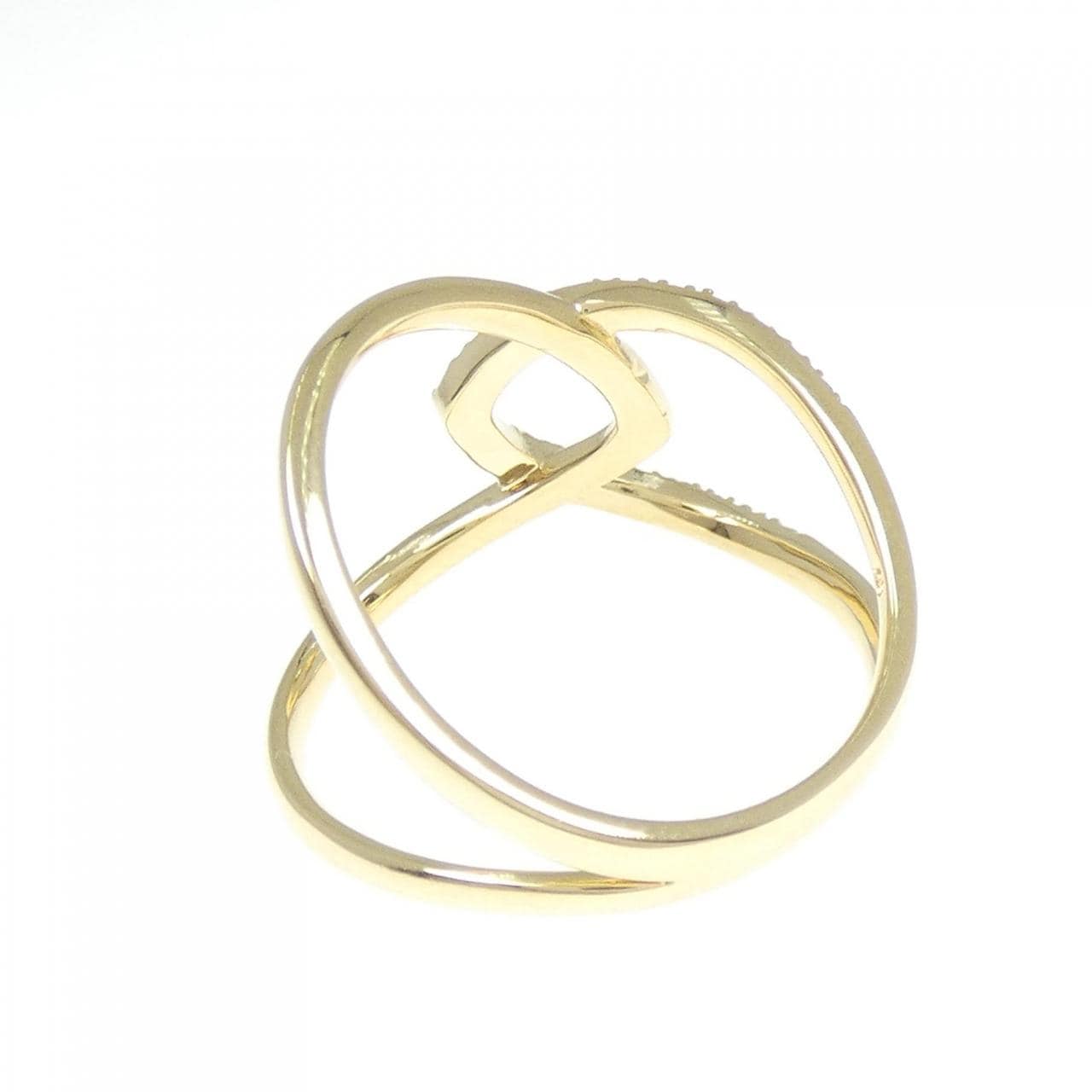 K18YG ダイヤモンド リング 0.10CT