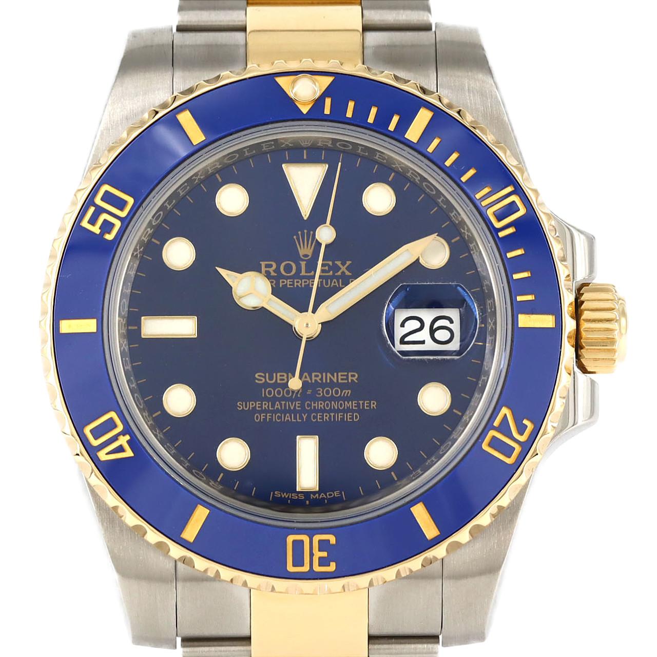 ロレックス サブマリーナーデイト 116613LB SSxYG 自動巻 ランダム番