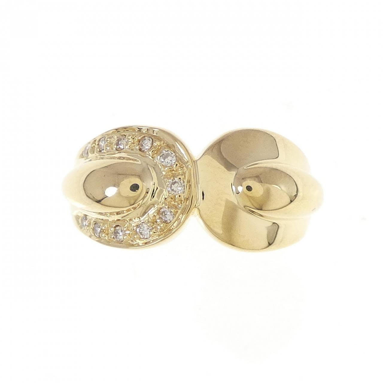 K18YG ダイヤモンド リング 0.08CT