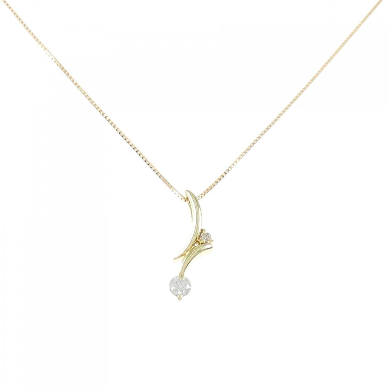 コメ兵｜K18YG ダイヤモンド ネックレス 0.12CT｜ジュエリー｜ネックレス｜【公式】日本最大級のリユースデパートKOMEHYO