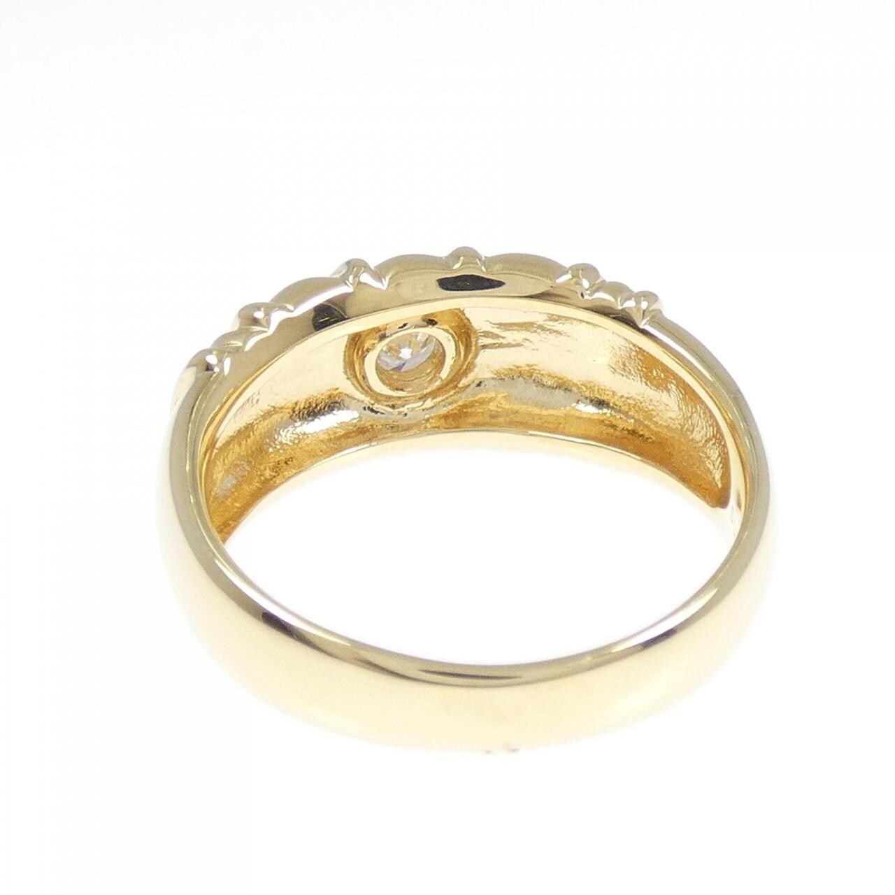 [Remake] K18YG Diamond Ring 0.205CT H SI2 Good