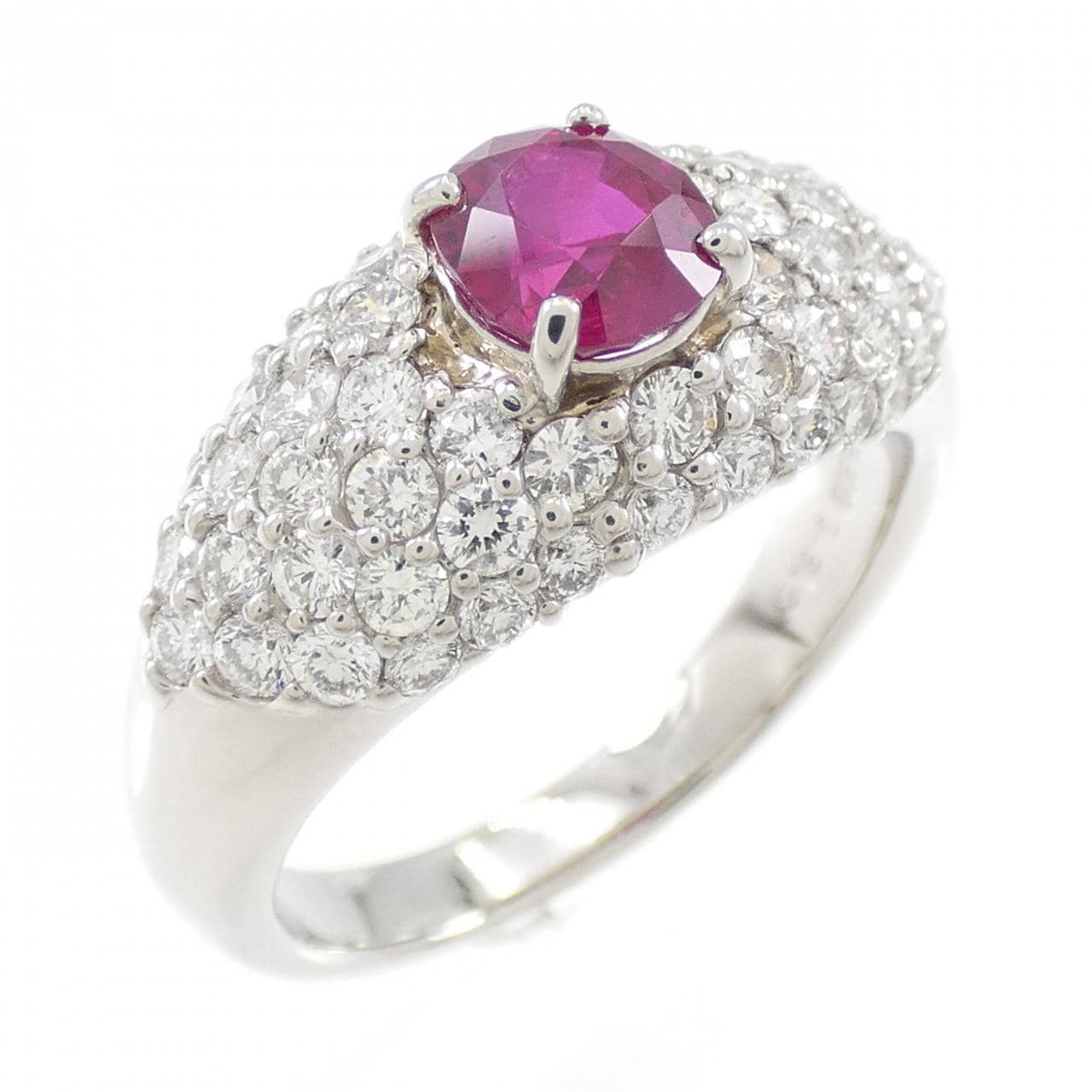 PT900 ルビー リング 0.915CT
