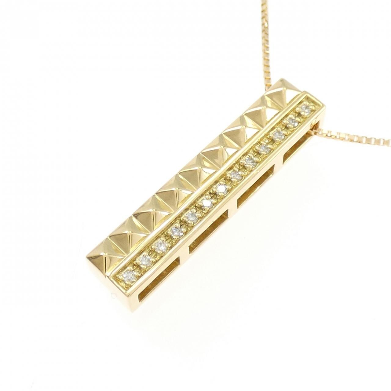 K18YG ダイヤモンド ネックレス 0.07CT