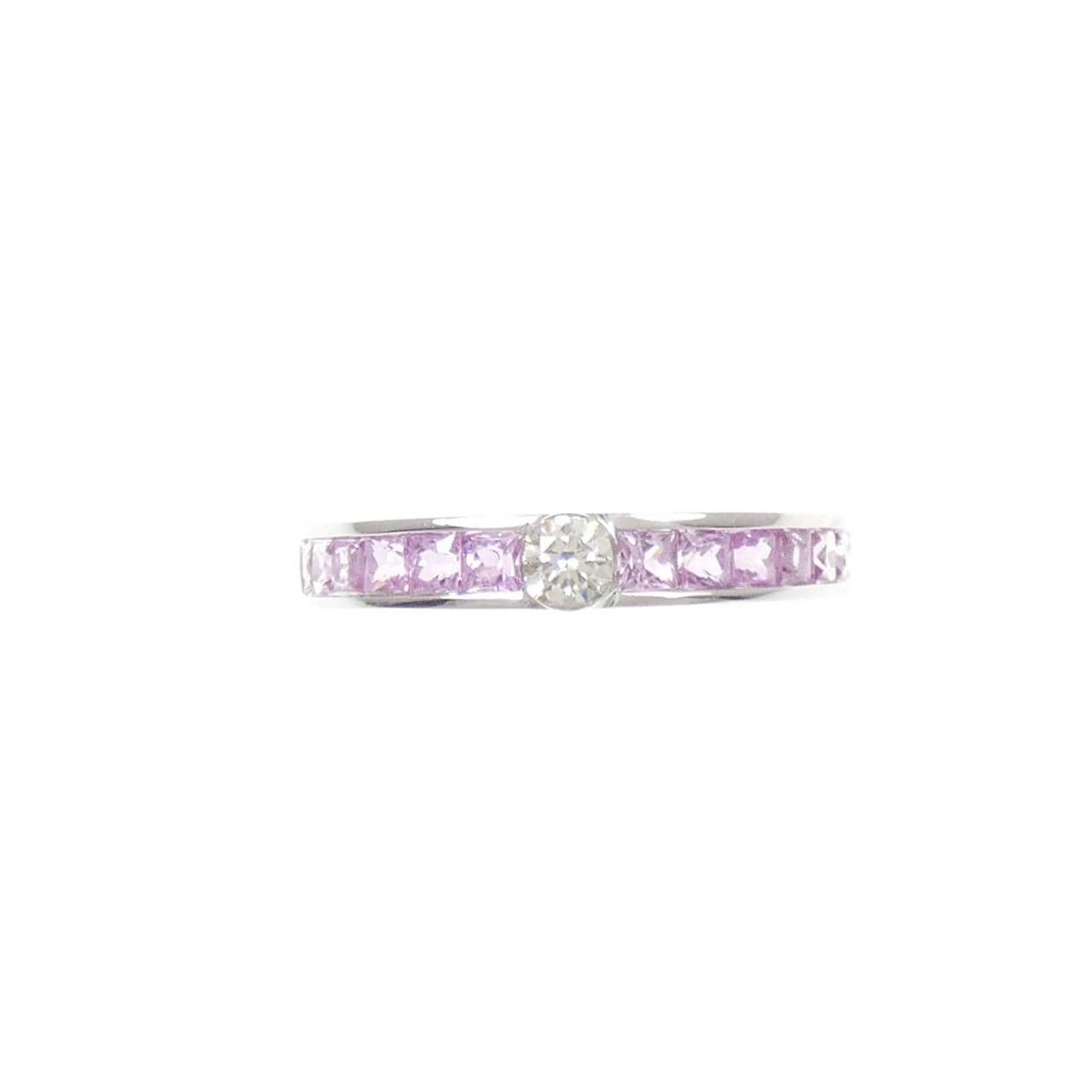 K18WG サファイヤ リング