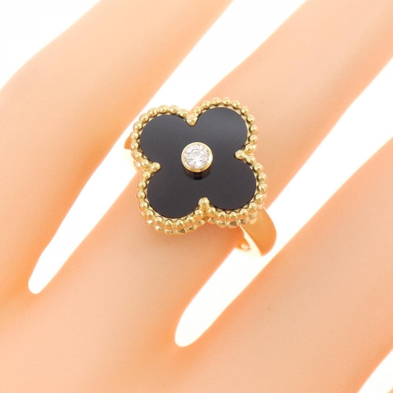 ヴァンクリーフ&アーペル ヴィンテージアルハンブラ リング