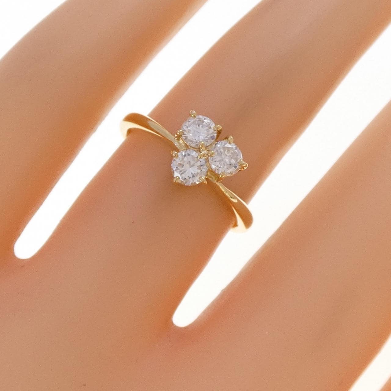 K18YG ダイヤモンド リング 0.50CT