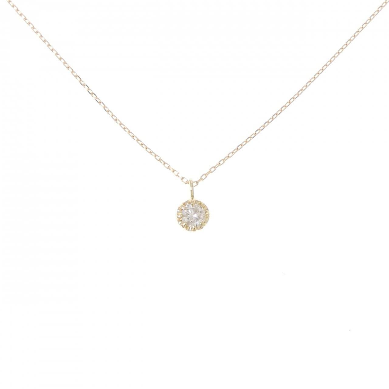 K18YG ダイヤモンド ネックレス 0.10CT