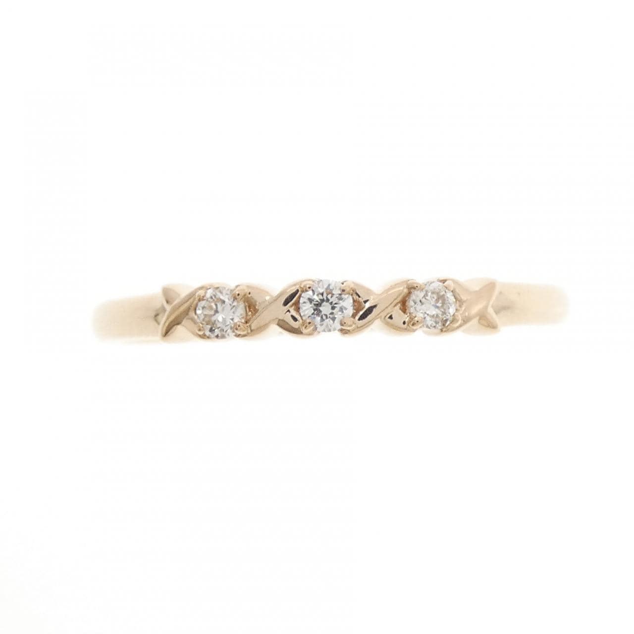 K18PG ダイヤモンド リング 0.10CT