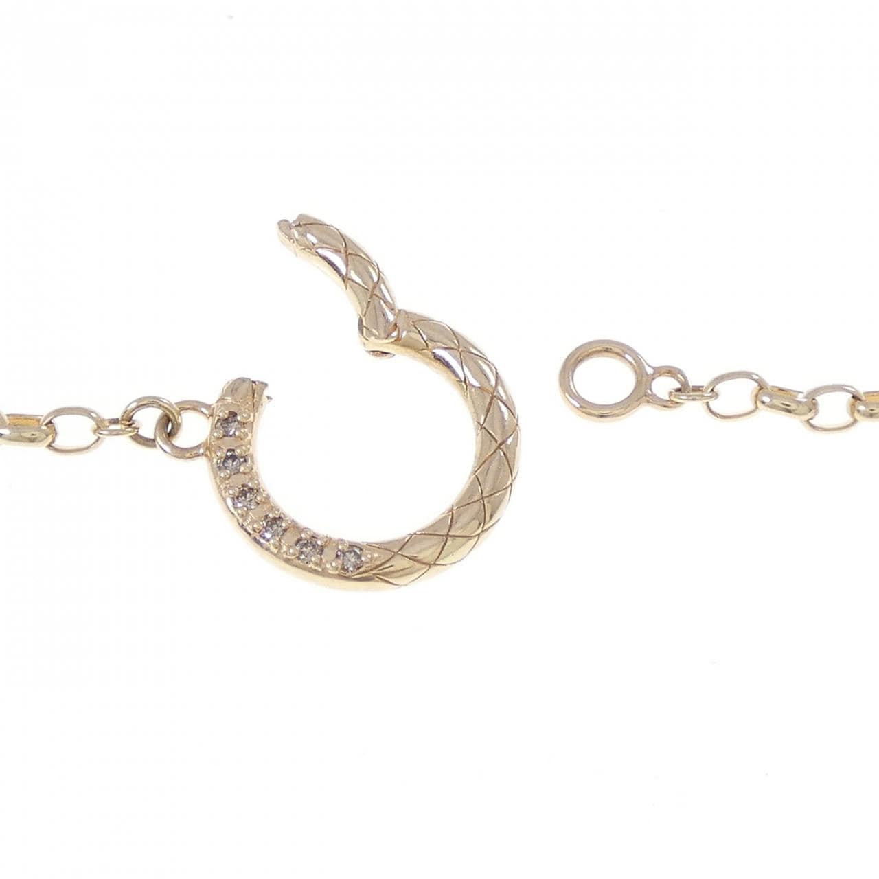アガット ダイヤモンド ネックレス 0.02CT