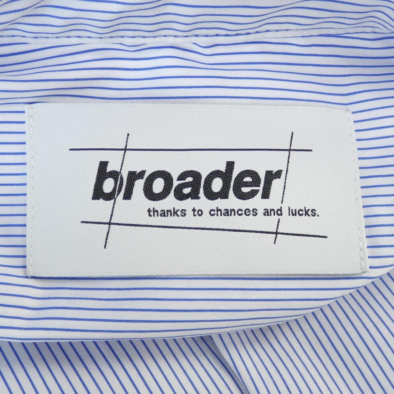 BROADER シャツ