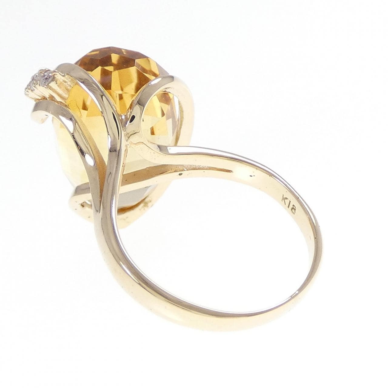K18YG シトリン リング