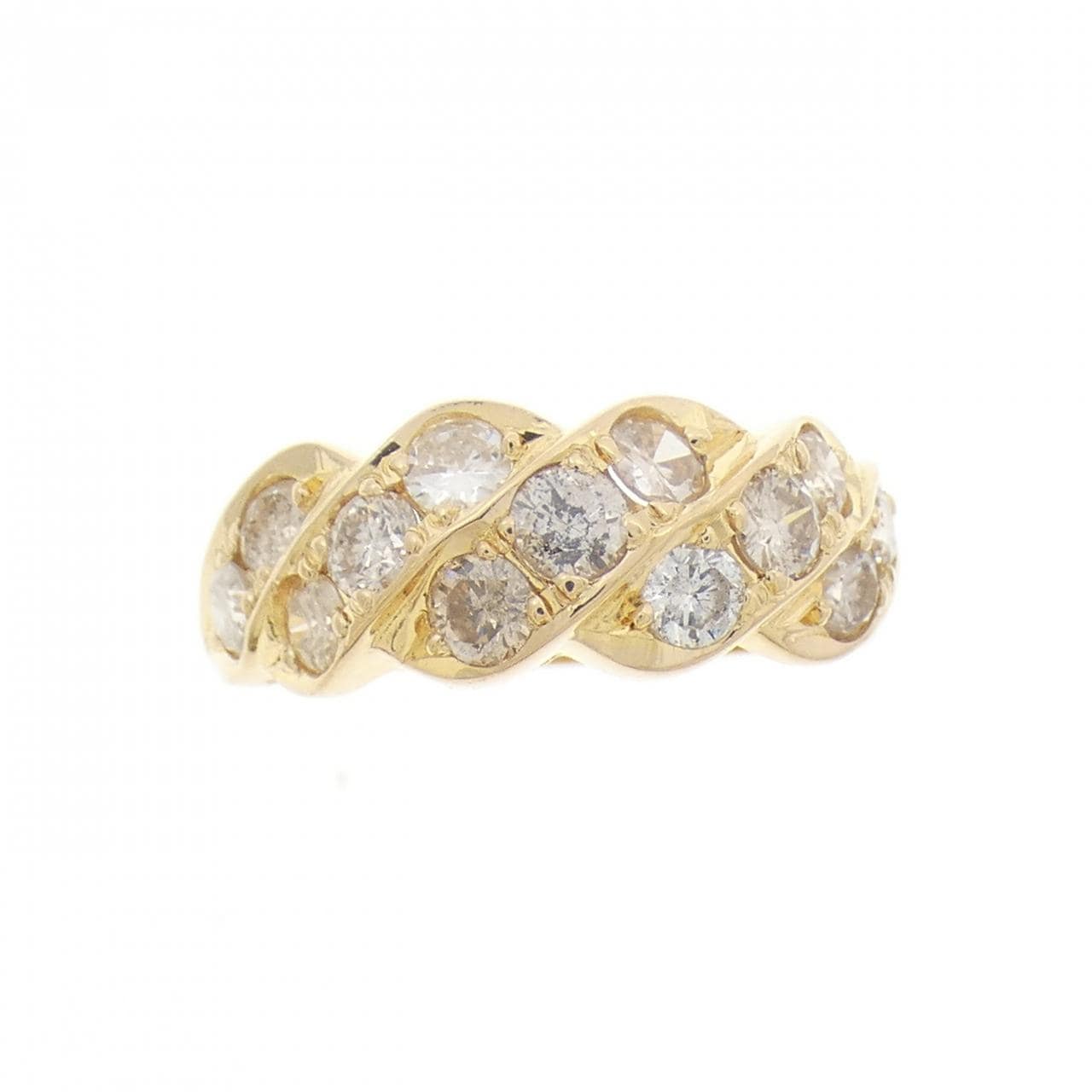 K18YG ダイヤモンド リング 1.00CT