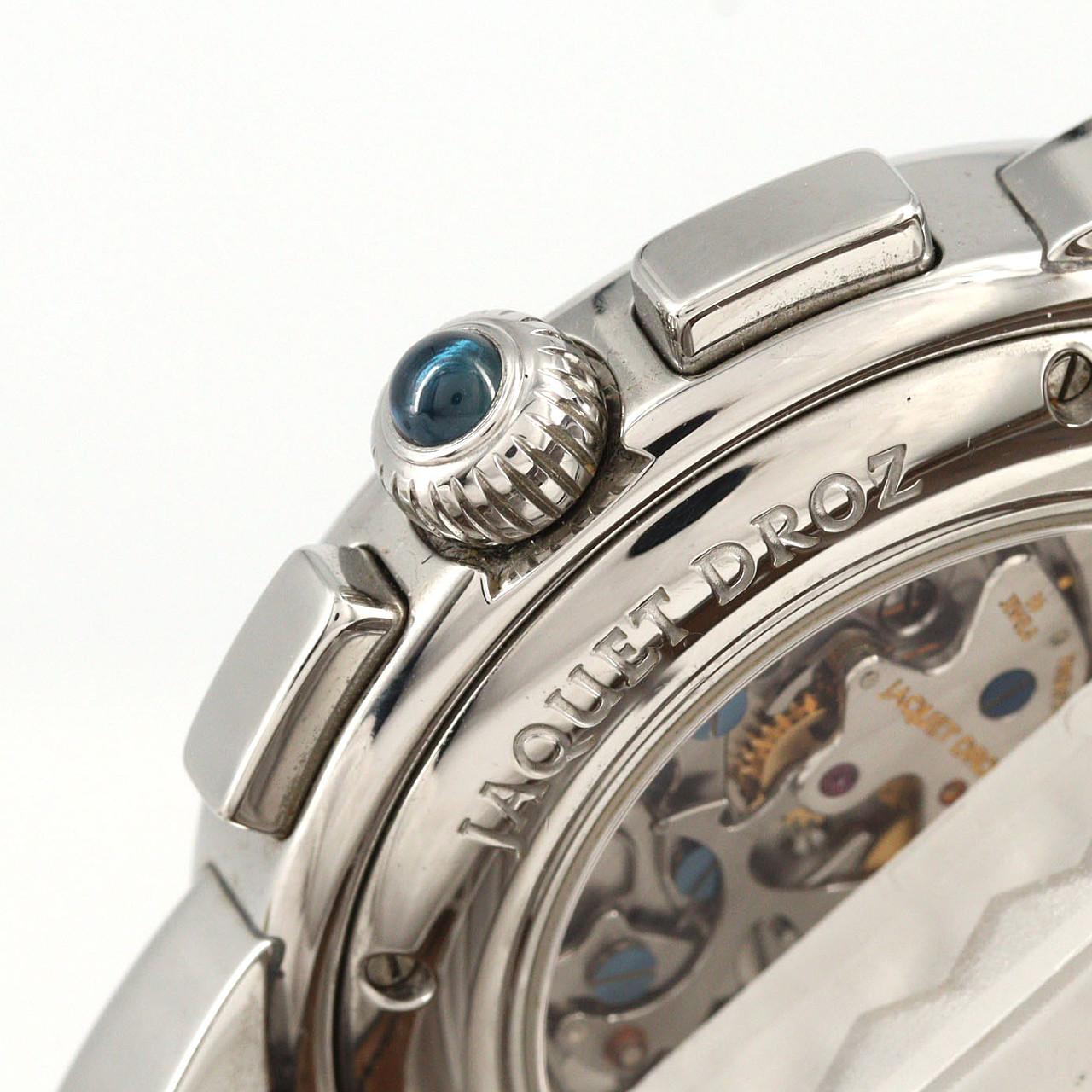 【ノーメンテナンス還元価格】ジャケ･ドロー エルプラドクロノグラフ SS 手巻