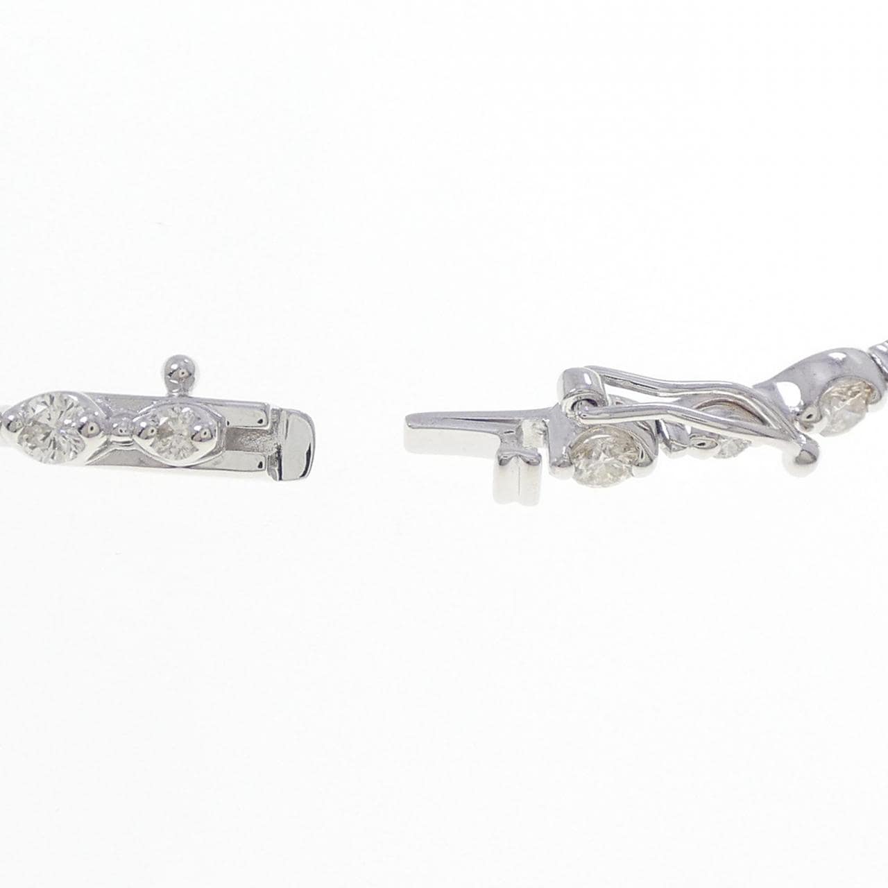 K18WG ダイヤモンド ブレスレット 2.00CT