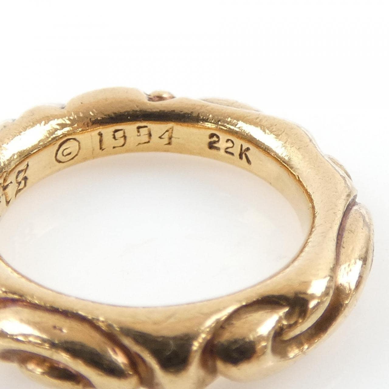クロムハーツ CHROME HEARTS SCROLL BAND 2373 304 3500 RING