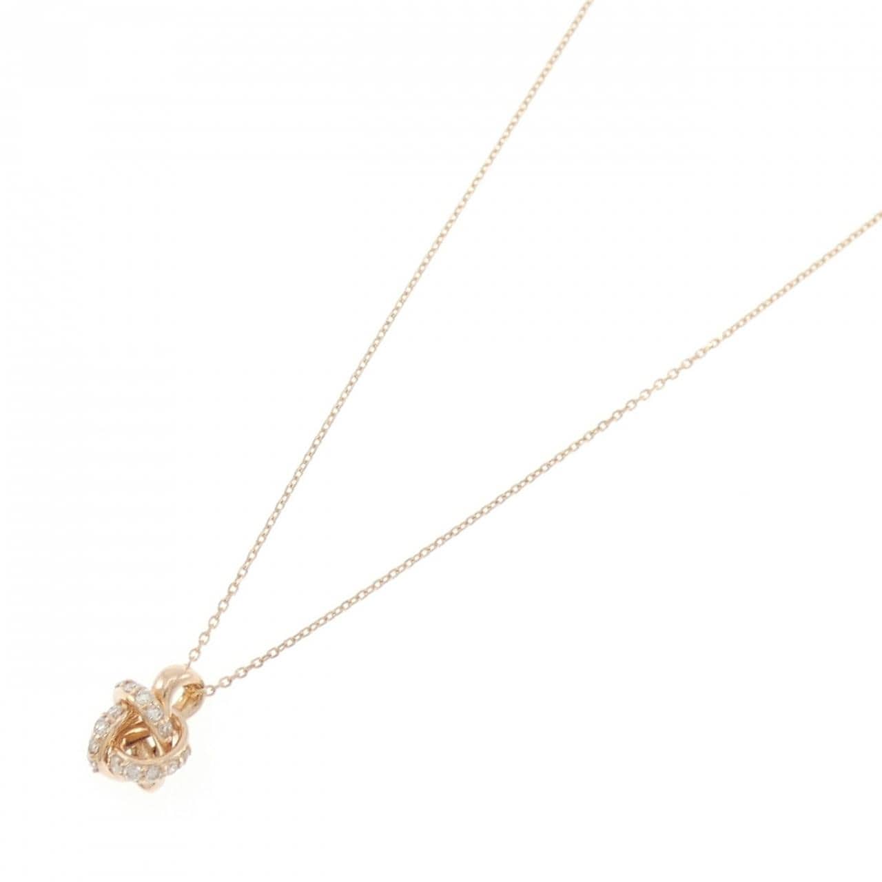 K10PG ダイヤモンド ネックレス 0.19CT