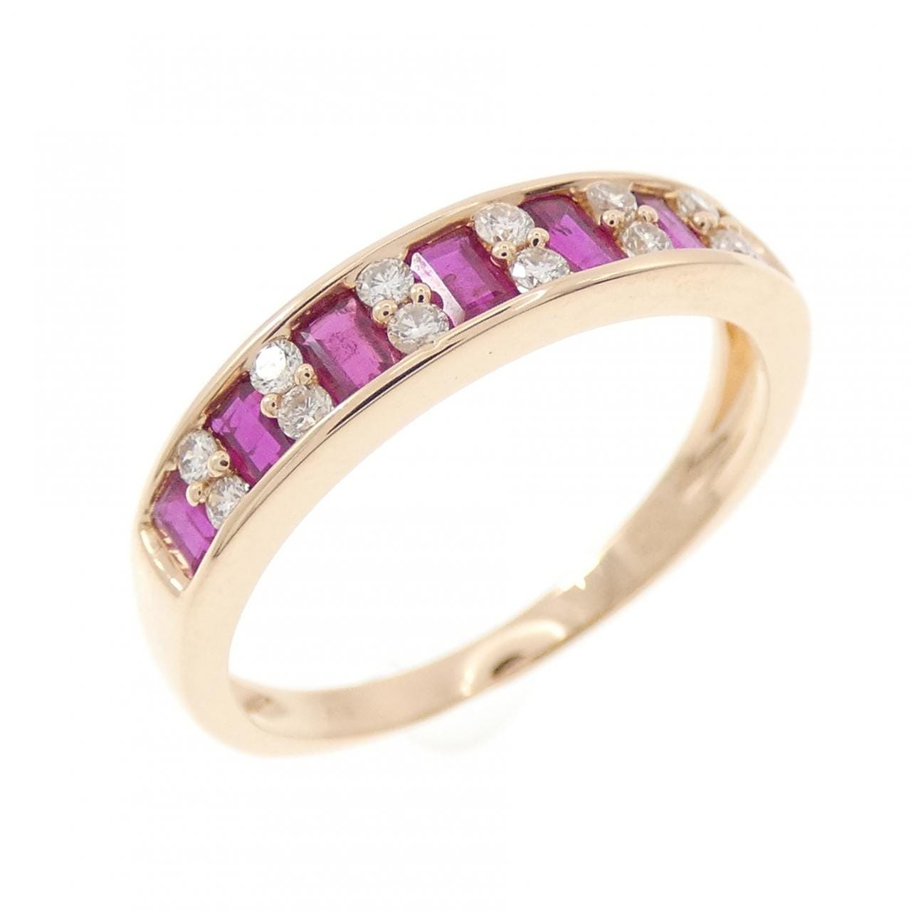 K18PG ルビー リング 0.70CT