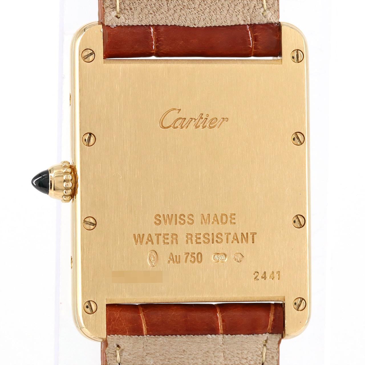 Cartier Tank LC LM YG W1529756 YG Quartz