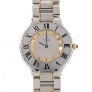 カルティエ マスト21LM コンビ W10074R6 SSxYG クォーツ