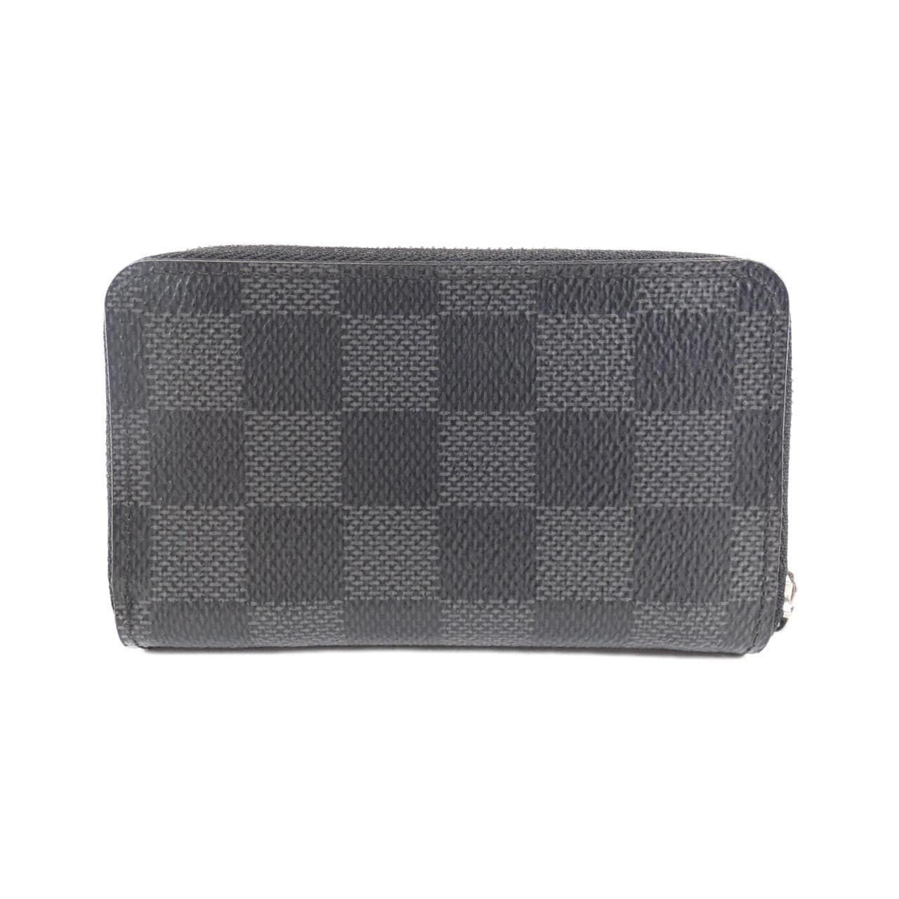 LOUIS VUITTON Damier 石墨拉链零錢包 N63076 INCASE