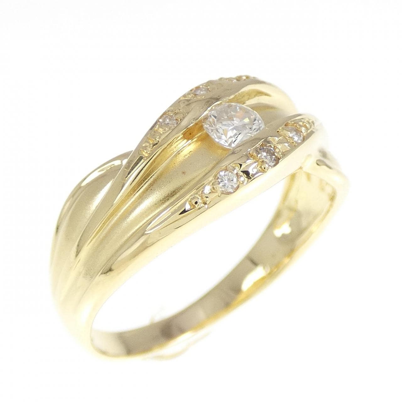 K18YG ダイヤモンド リング 0.20CT