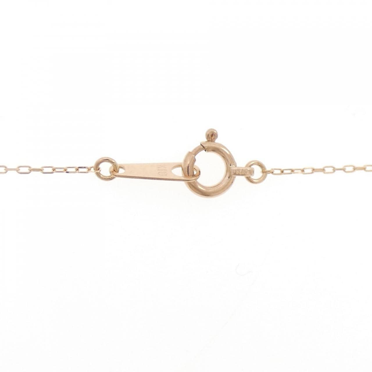 K10PG ハート ダイヤモンド ネックレス 0.02CT