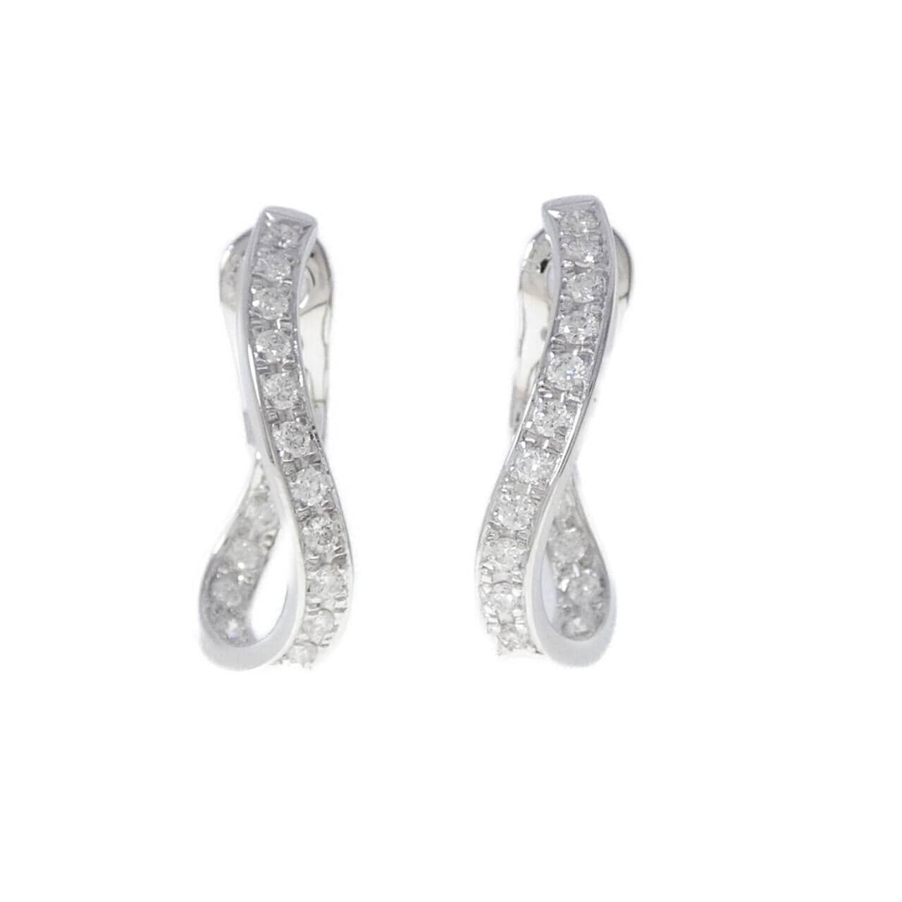 750WG ダイヤモンド ピアス 0.56CT