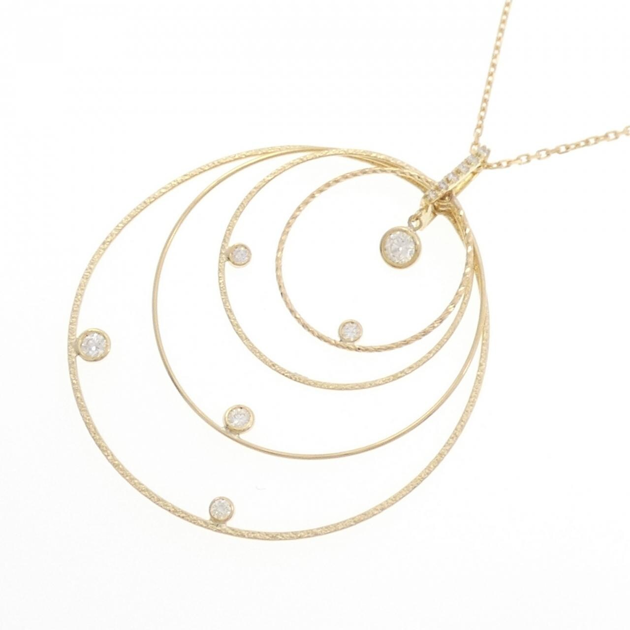 K18YG ダイヤモンド ネックレス 0.30CT