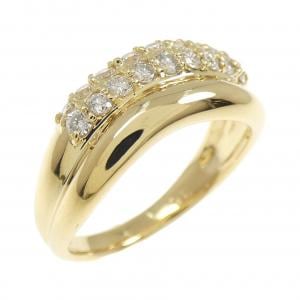 K18YG ダイヤモンド リング 0.36CT