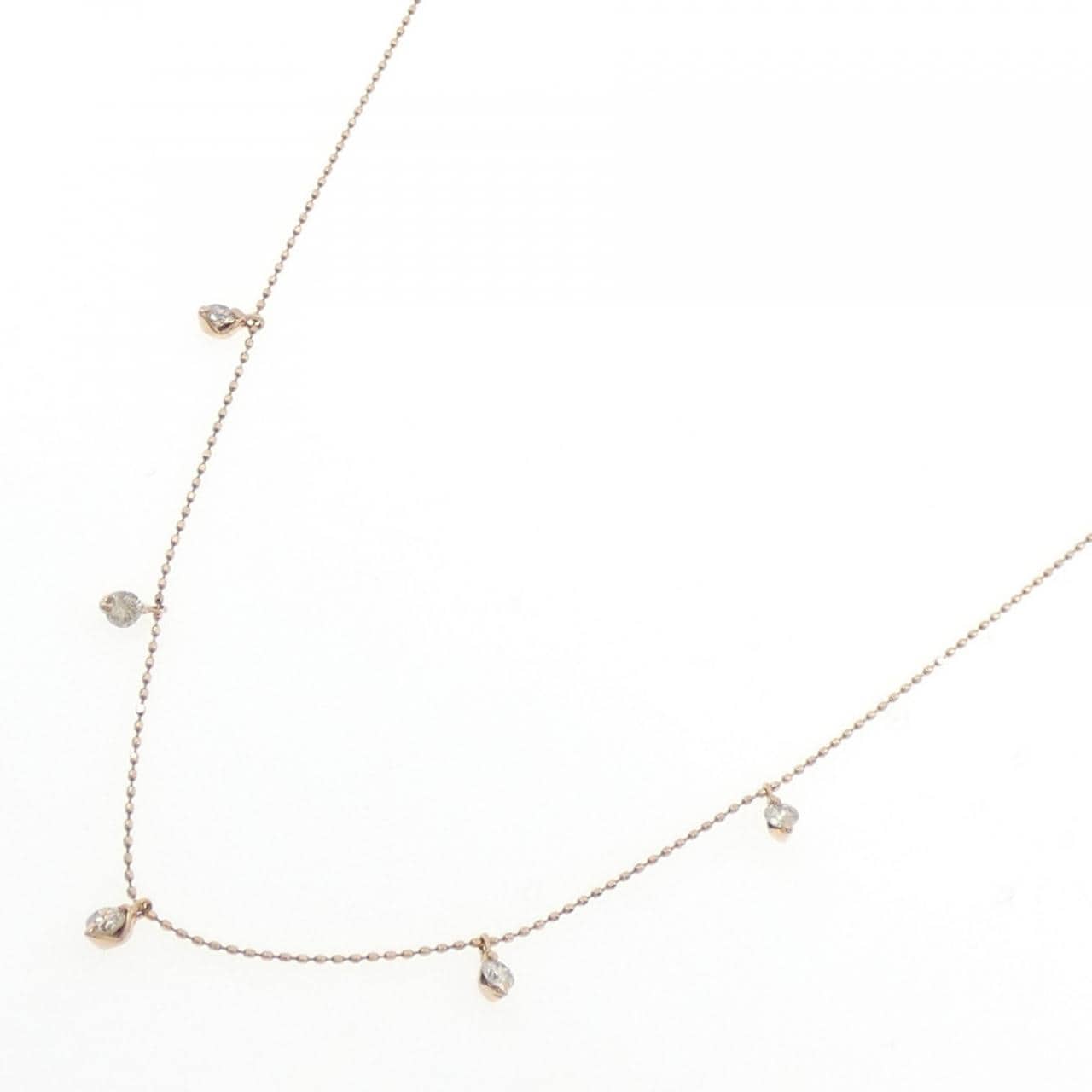 K10PG ダイヤモンド ネックレス 0.45CT