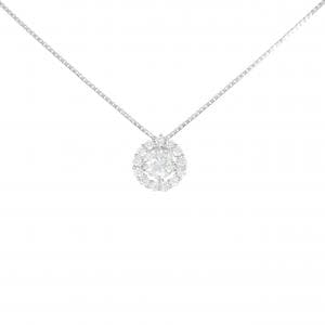 [BRAND NEW] PT Diamond Necklace 0.331CT F SI2 Good