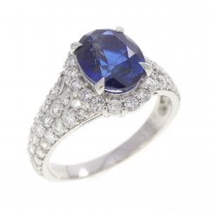 PT900 サファイヤ リング 2.07CT