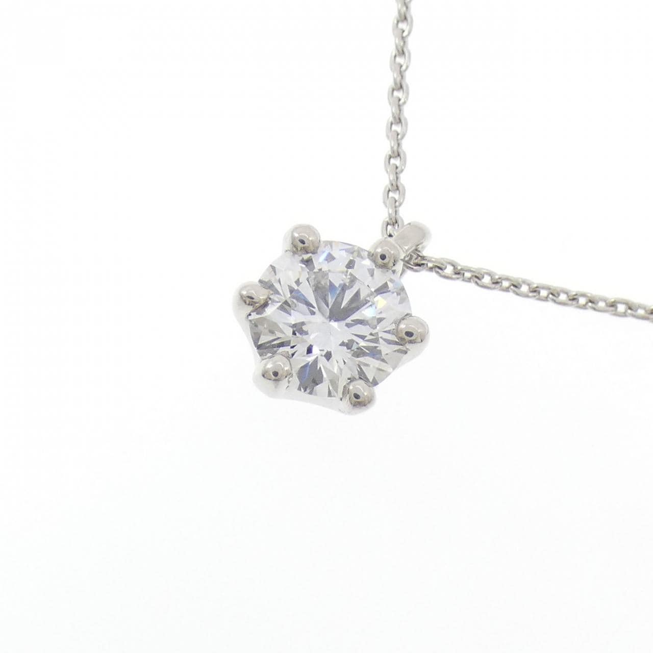 【リメイク】PT900/PT850 ダイヤモンド ネックレス 0.714CT F VS2 EXT