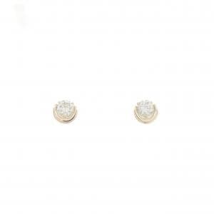 【リメイク】K10YG ダイヤモンド ピアス 0.14CT