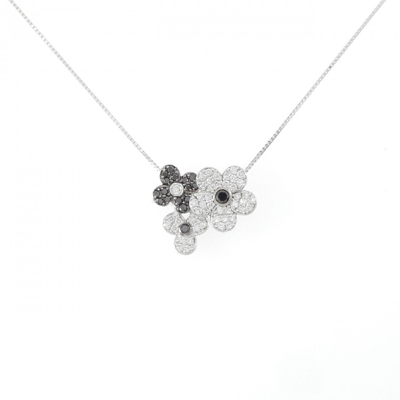 ポンテヴェキオ ビアンコ エ ネロ ネックレス 0.23CT