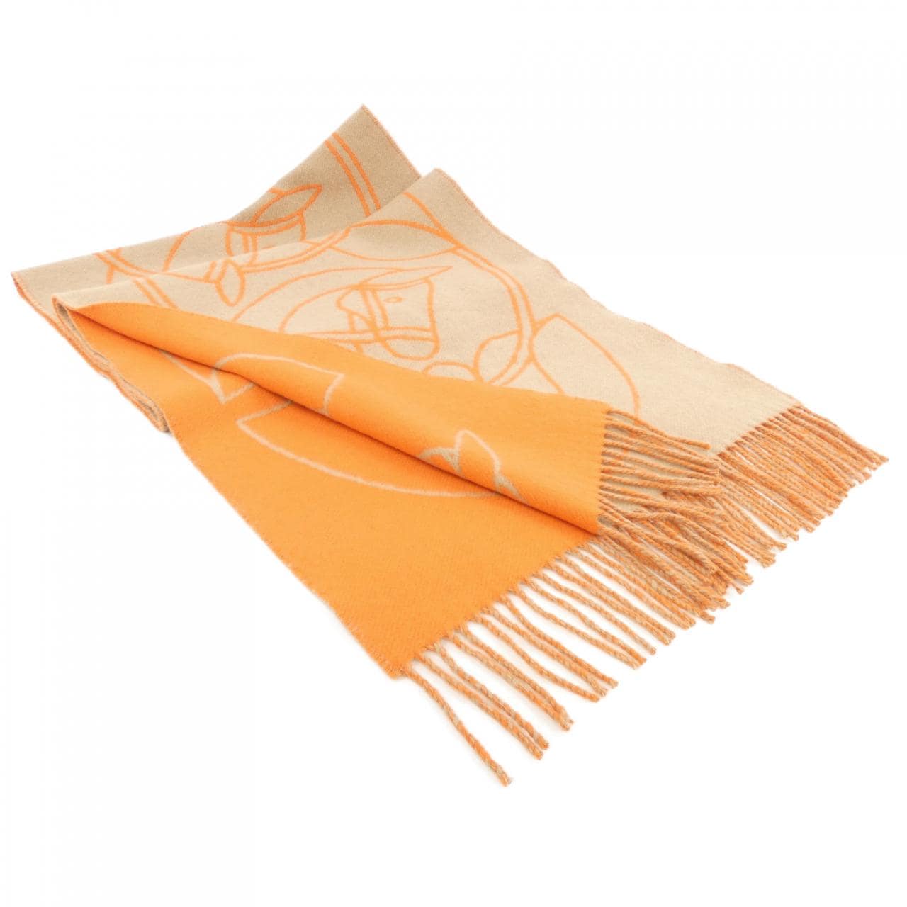 エルメス HERMES ENTRELACS EQUESTRES H253955S アントルラック・エケストル MUFFLER