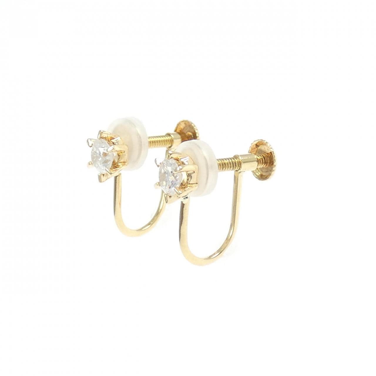 K18YG ダイヤモンド イヤリング 0.30CT