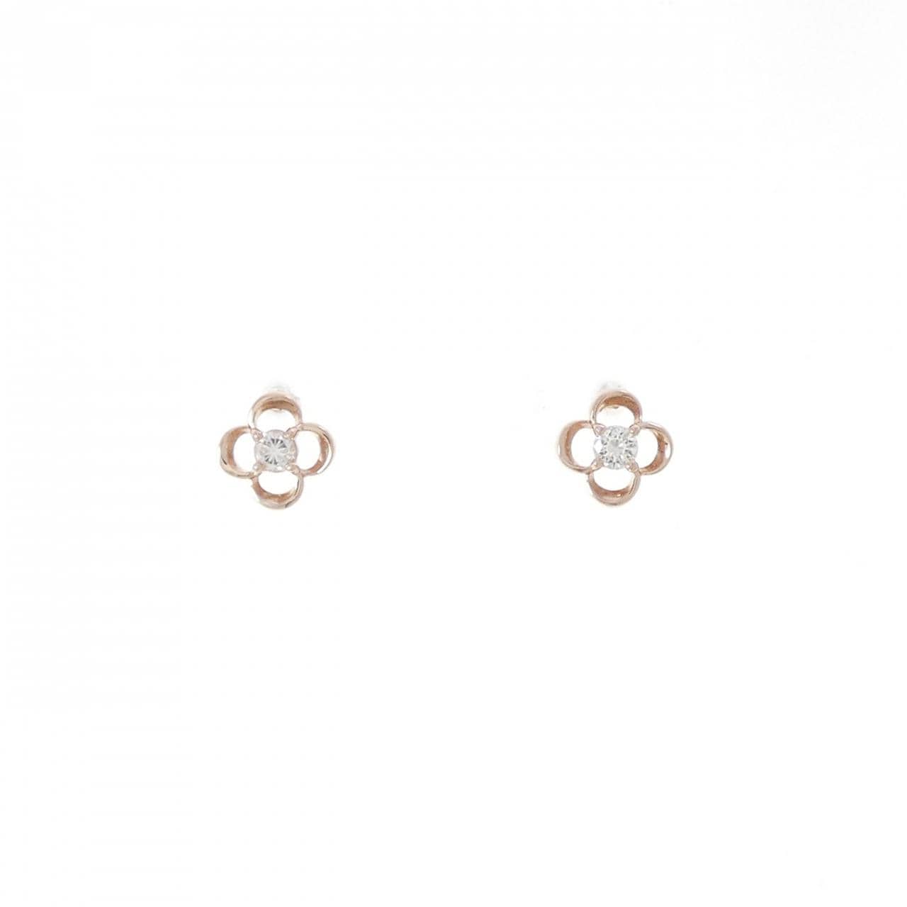 サマンサティアラ ダイヤモンド ピアス 0.06CT
