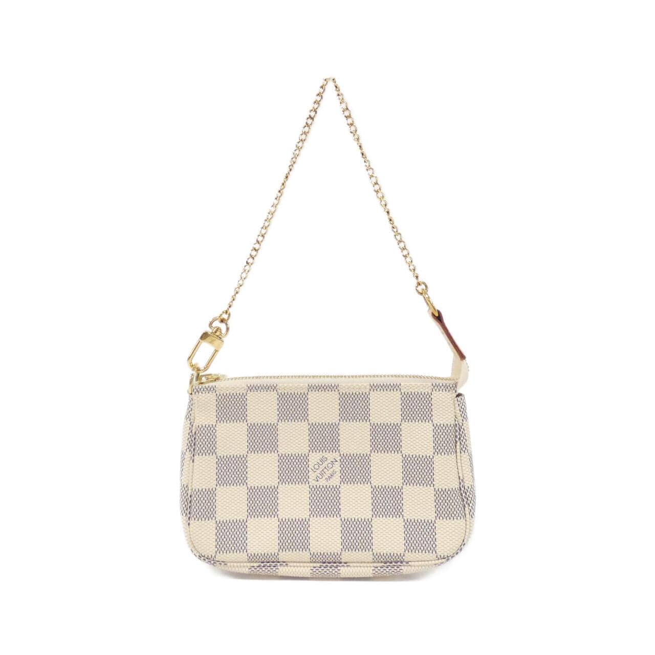 LOUIS VUITTON Damier Azur Mini Pochette Accessoire N58010 Accessory Pouch