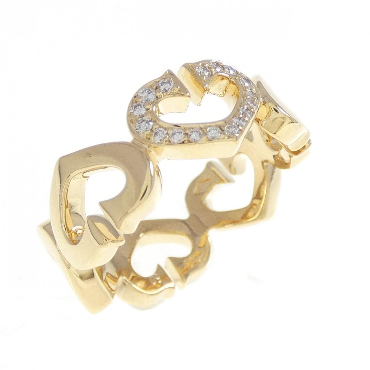 Cartier C heart 1P 戒指